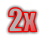 2x