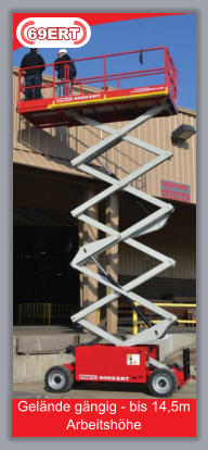 Gelnde gngig - bis 14,5m Arbeitshhe 69ERT 69ERT