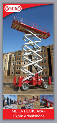 MEGA DECK, 4x4 -  18,5m Arbeitshhe 92RT 92RT