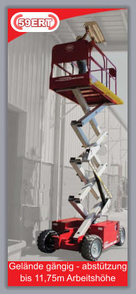 Gelnde gngig - absttzung bis 11,75m Arbeitshhe 59ERT 59ERT