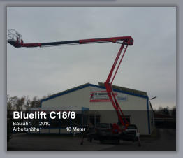 Bluelift C18/8  Baujahr: 	2010 Arbeitshhe: 	18 Meter