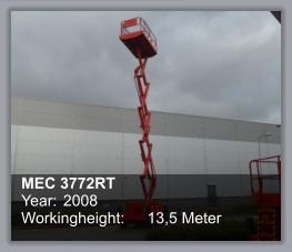 MEC 3772RT Year: 	2008 Workingheight: 	13,5 Meter