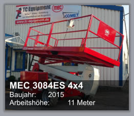 MEC 3084ES 4x4 Baujahr: 	2015 Arbeitshhe: 	11 Meter