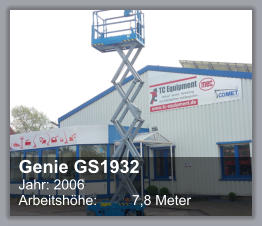 Genie GS1932 Jahr: 2006 Arbeitshhe:	7,8 Meter
