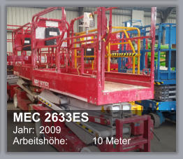 MEC 2633ES Jahr: 	2009 Arbeitshhe:	10 Meter